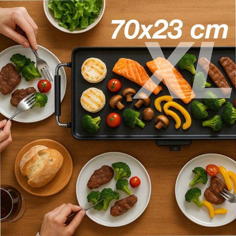 Piastra Teppanyaki XL per Cucina Conviviale