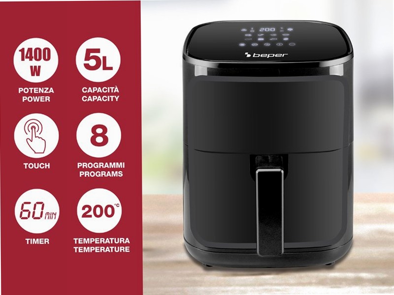 Friggitrice ad aria digitale 5L