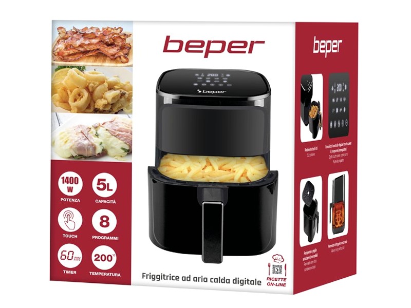 Friggitrice ad aria digitale 5L