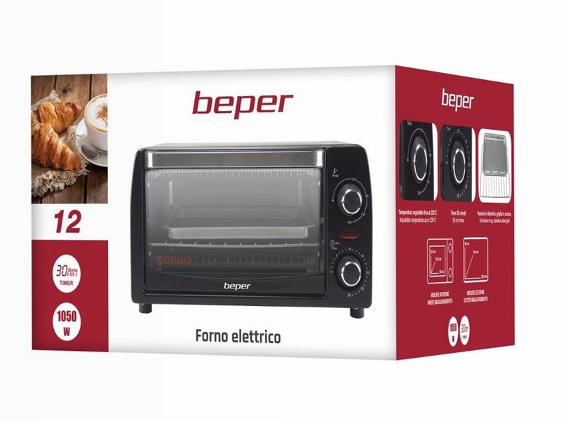 Forno elettrico 12 Blu 1050w