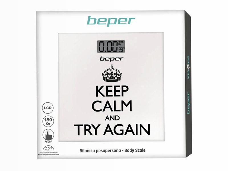 Bilancia pesapersona elettronica KEEP CALM