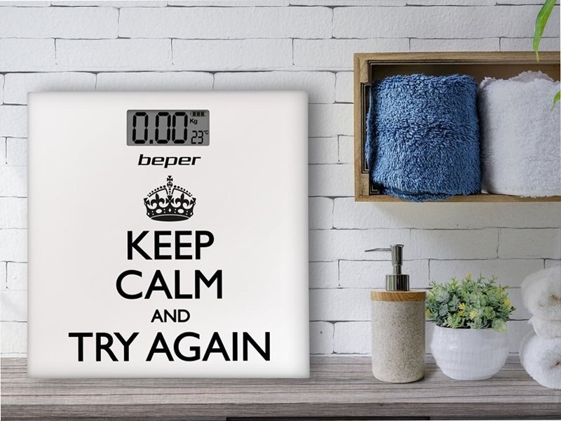 Bilancia pesapersona elettronica KEEP CALM