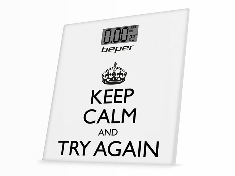 Bilancia pesapersona elettronica KEEP CALM