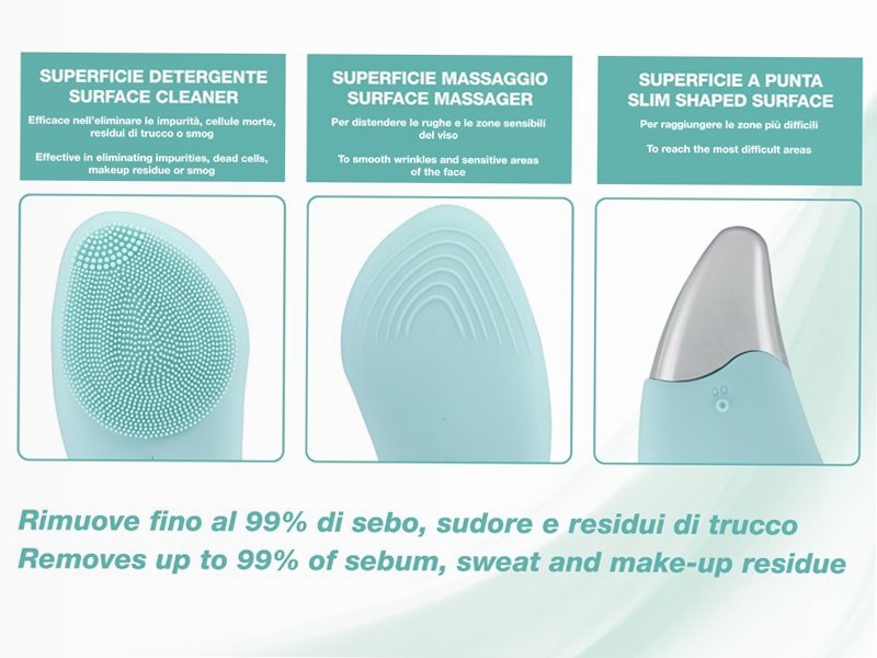 Spazzola Pulizia Viso Ricaricabile