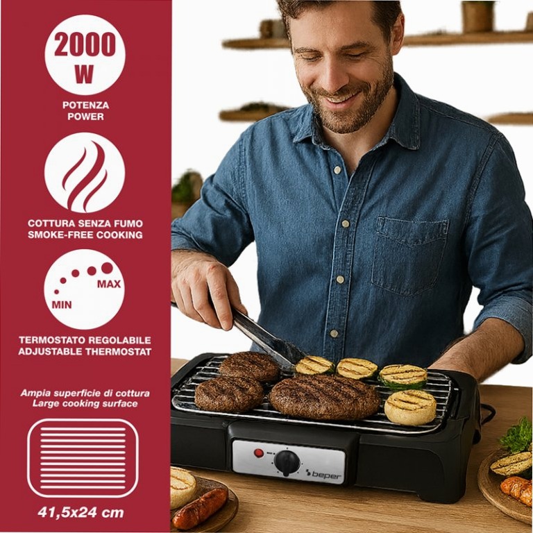 URBAN GRILL - Barbecue Elettrico