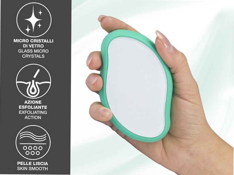 Pietra scrub esfoliante con azione depilatoria