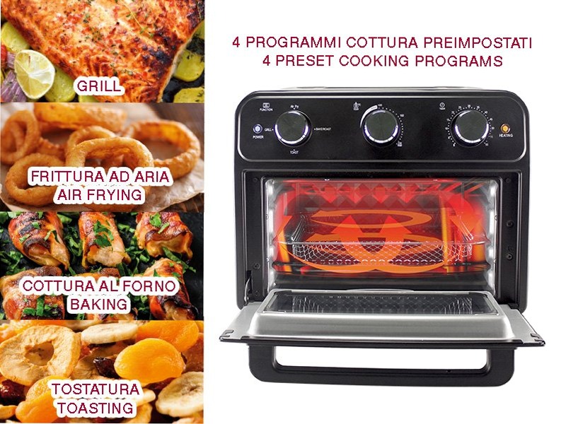 Friggitrice ad aria multifunzione 24L