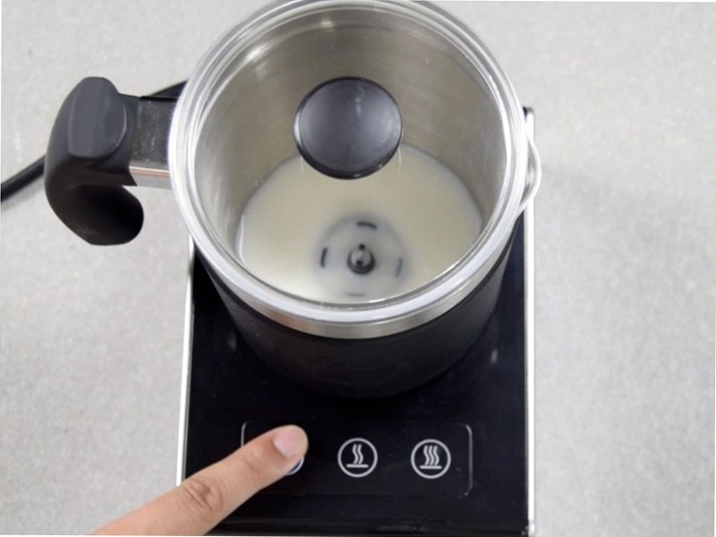 Schiumalatte automatico magnetico Acciaio