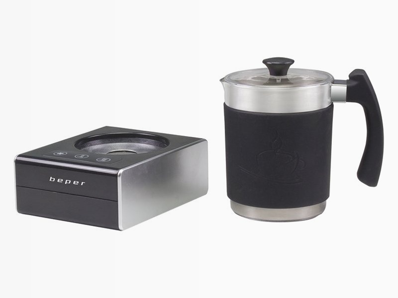 Schiumalatte automatico magnetico Acciaio