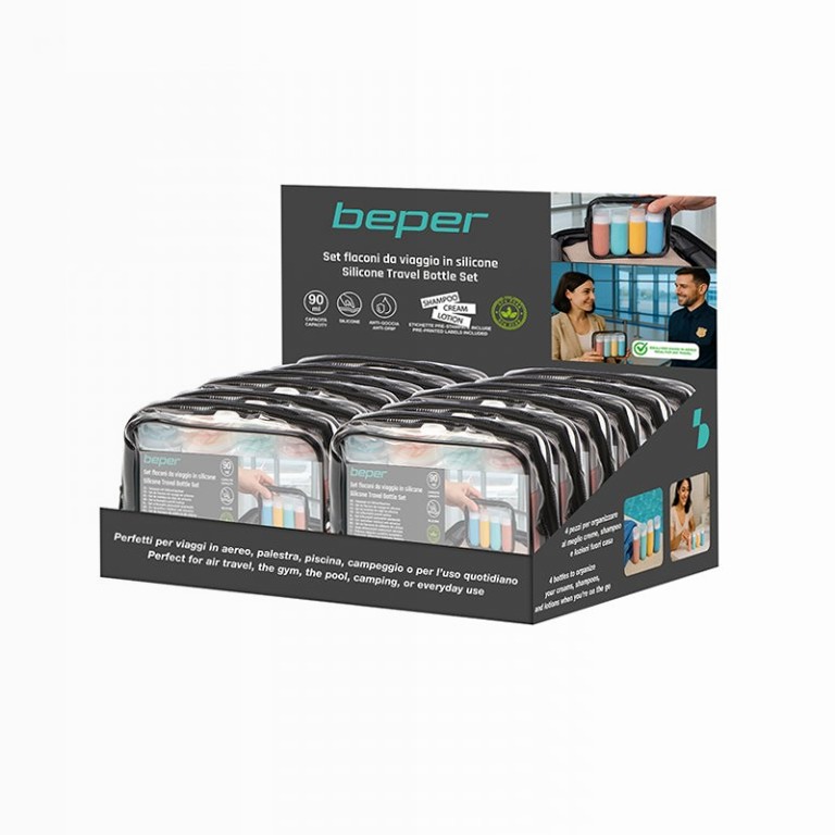 Set flaconi da viaggio in silicone