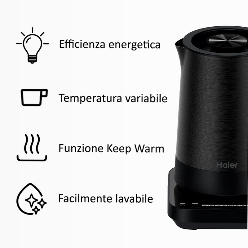 Bollitore I-Master Serie 5 HKE5A Nero