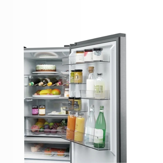 Frigorifero Combinato HTW5618DNMG Argento Libera