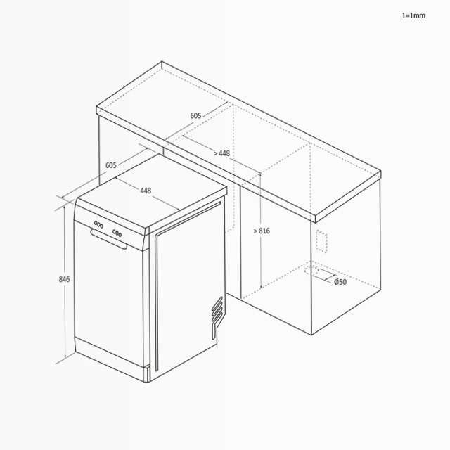 Lavastoviglie I-Pro Shine Serie 5 - XF1C3TB1FX C Acciaio Libera