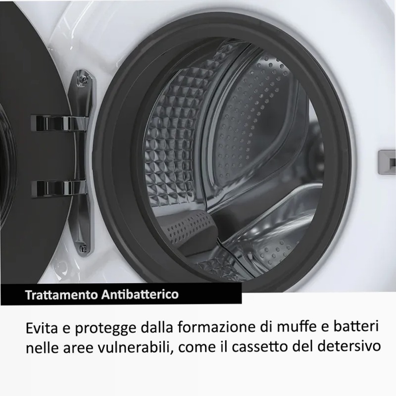 Lavatrice a carica frontale MiniDrum HW50-BP12307 1200rpm 5kg Bianco Libera