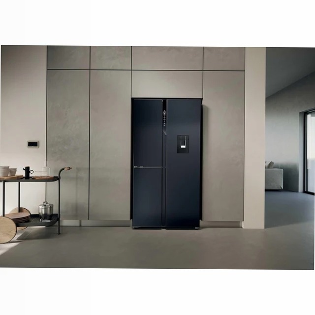 Frigorifero Side by Side HSPR79F18EWMB - SBS 3D Nero Libera