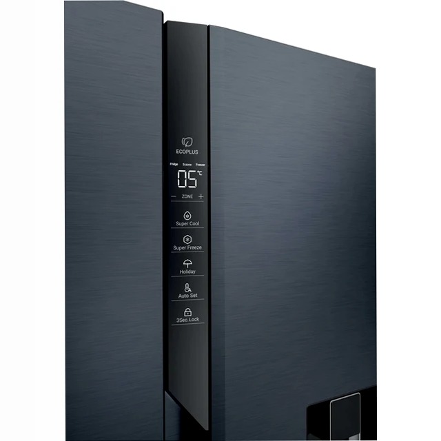 Frigorifero Side by Side HSPR79F18EWMB - SBS 3D Nero Libera