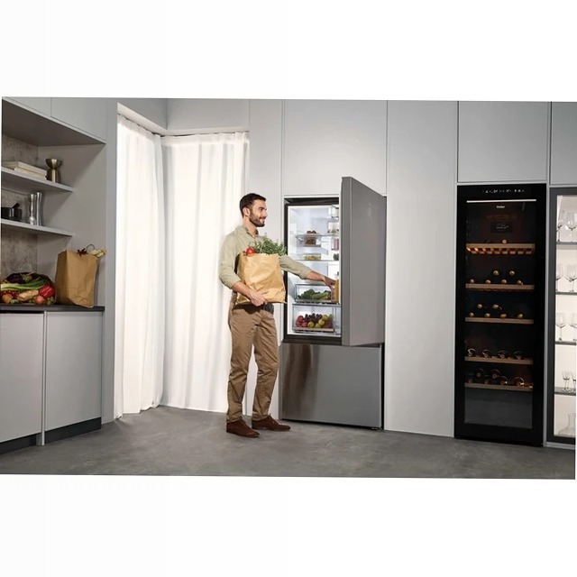 Frigorifero Ultra Space HDR5818DNSS - 34006128 Inox Combinato Libera