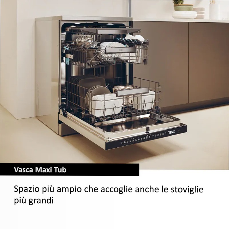 Lavastoviglie I-Pro Shine Serie 5 - XF 6B2M3PX B 16 Acciaio Libera