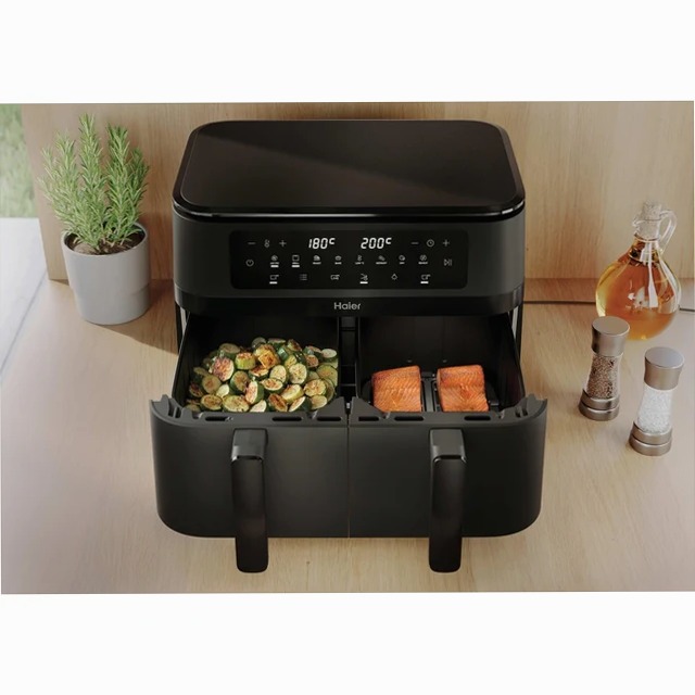 Friggitrice ad aria I-Master Series 3 Double Drawer HAF3AD 011 Nero