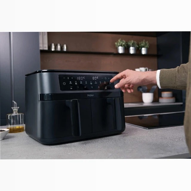 Friggitrice ad aria I-Master Series 3 Double Drawer HAF3AD 011 Nero