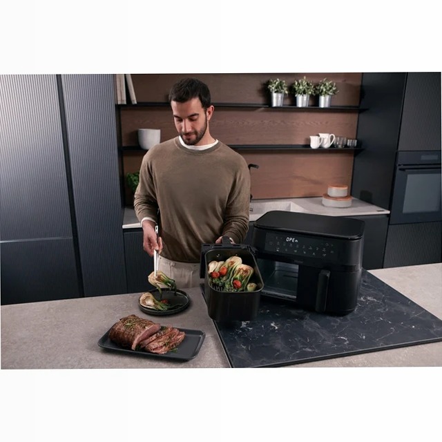 Friggitrice ad aria I-Master Series 3 Double Drawer HAF3AD 011 Nero