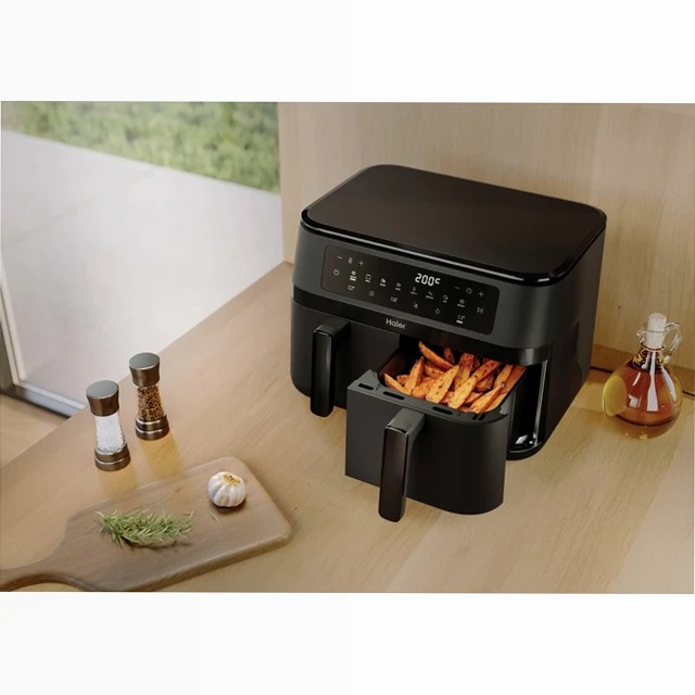 Friggitrice ad aria I-Master Series 3 Double Drawer HAF3AD 011 Nero
