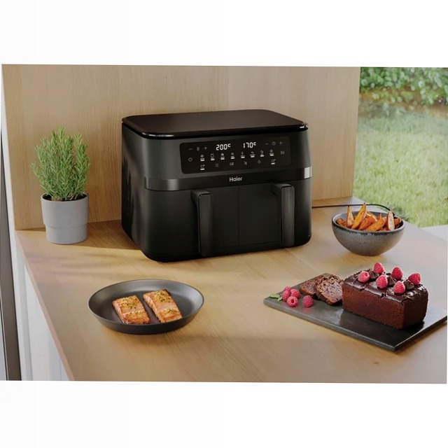 Friggitrice ad aria I-Master Series 3 Double Drawer HAF3AD 011 Nero