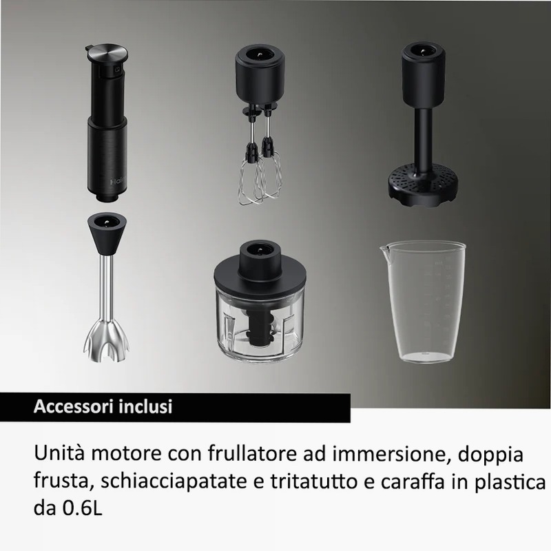 Frullatore ad immersione I-Master Serie 5 Nero