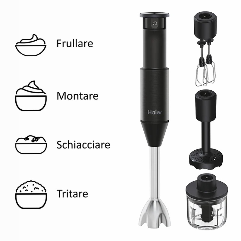 Frullatore ad immersione I-Master Serie 5 Nero