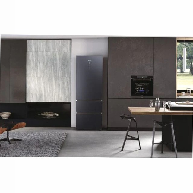 Frigorifero Combinato HTW7720ENMB - Serie 3D 70 Nero Libera