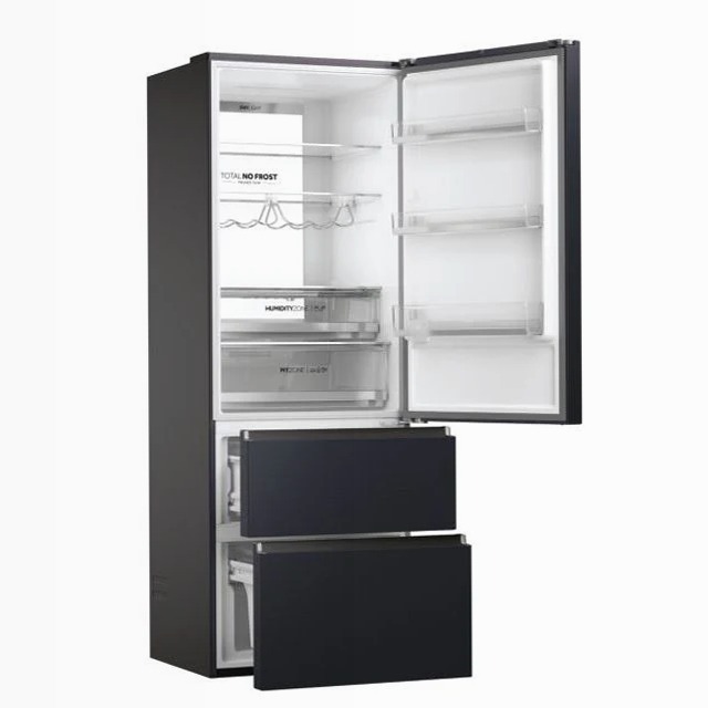 Frigorifero Combinato HTW7720ENMB - Serie 3D 70 Nero Libera