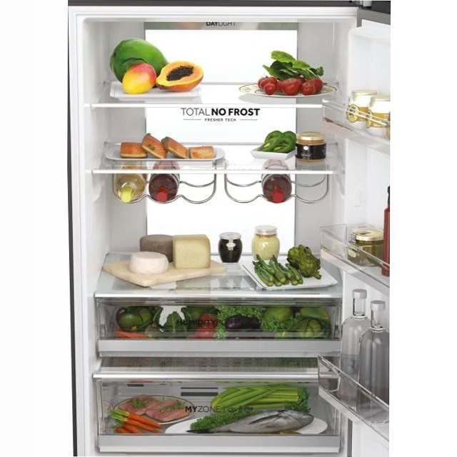 Frigorifero Combinato HTW7720ENMB - Serie 3D 70 Nero Libera