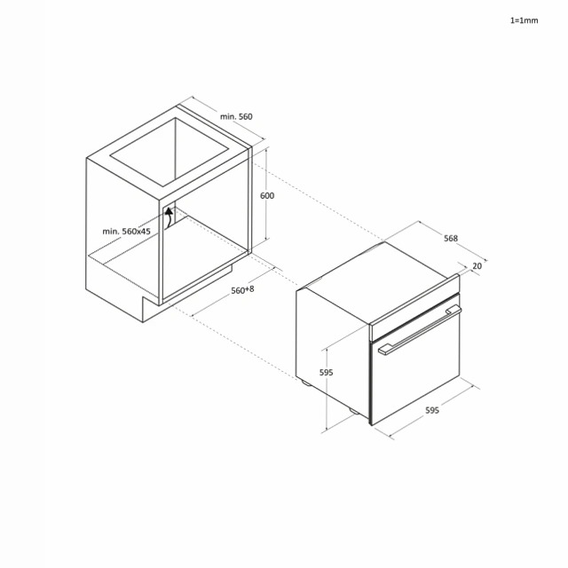 Forno ID Serie 6 H6 ID68M5YTB - 33703946 78 A Nero