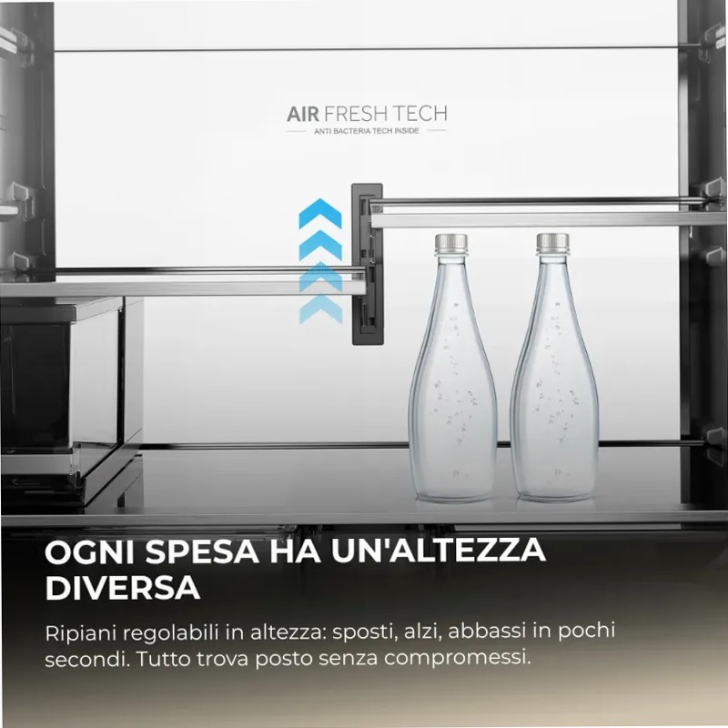 Frigorifero multiporta Horizon HCR59F18DNMB Nero Multidoor Libera