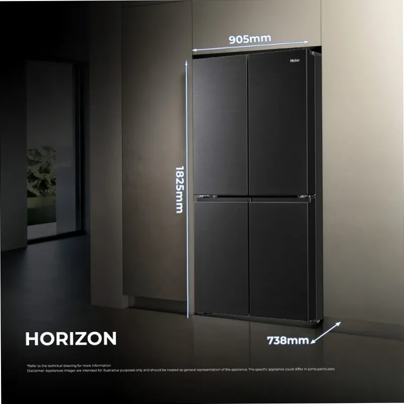 Frigorifero multiporta Horizon HCR59F18DNMB Nero Multidoor Libera