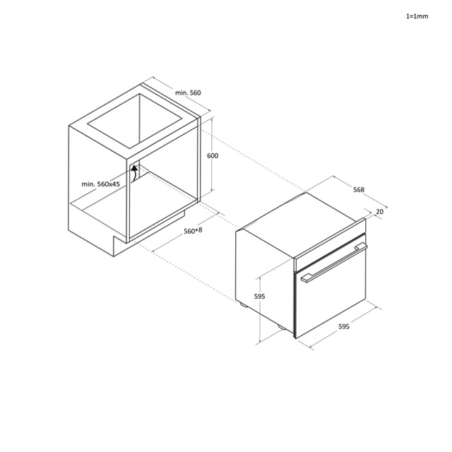 Forno ID Serie 4 - H6 ID46G3SHTB 78 A Nero