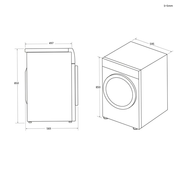 Lavatrice a carica frontale - I-Pro Serie 5 - HW80-B14959EU1 - 31019958 5kg