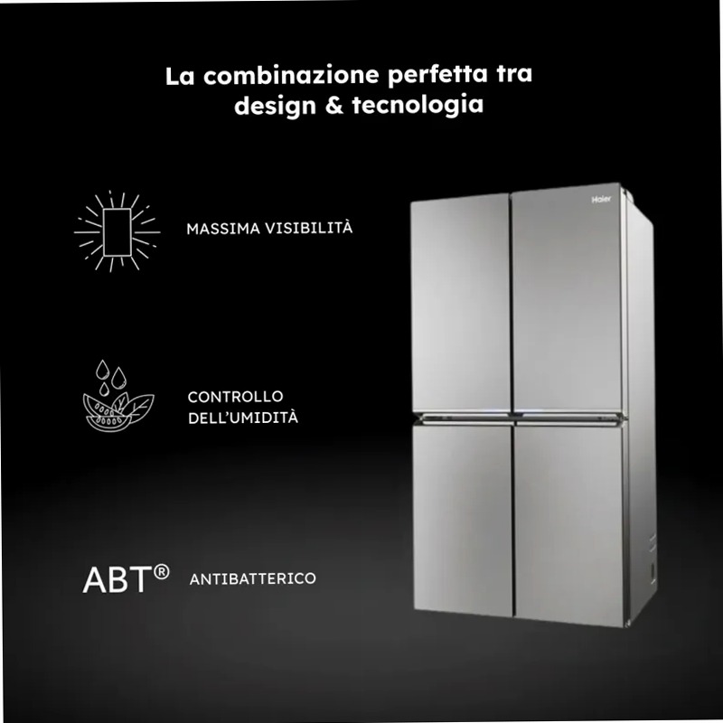 Frigorifero multiporta Cube 90 Serie 7 - HCR7918ENMP Inox Multidoor Libera