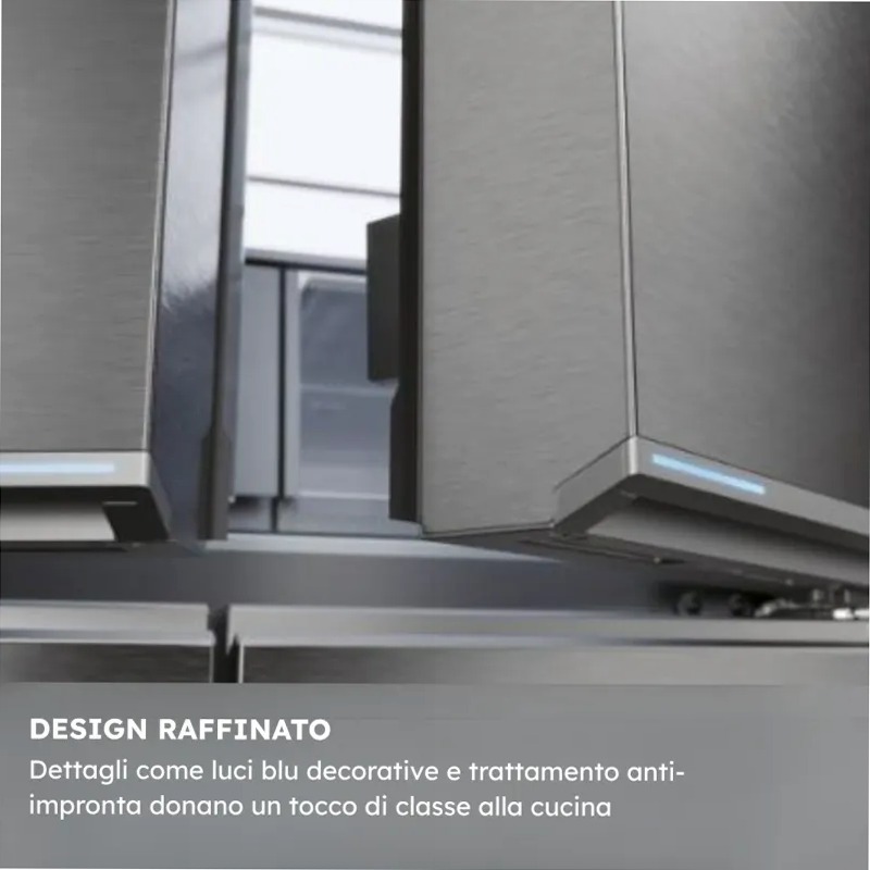 Frigorifero multiporta Cube 90 Serie 7 - HCR7918ENMP Inox Multidoor Libera