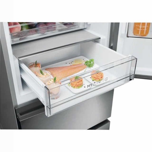 Frigorifero Combinato 3D 60 Serie 5 - HTW5618ENMG Acciaio Libera