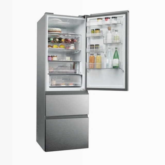 Frigorifero Combinato 3D 60 Serie 5 - HTW5618ENMG Acciaio Libera