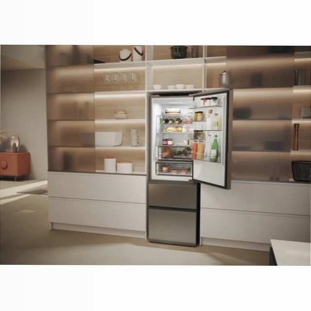Frigorifero Combinato 3D 60 Serie 5 - HTW5618ENMG Acciaio Libera