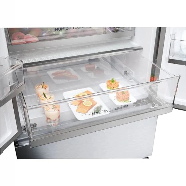 Frigorifero Multiporta FD 70 Serie 5 - HFR5720EWMG Argento Multidoor Libera