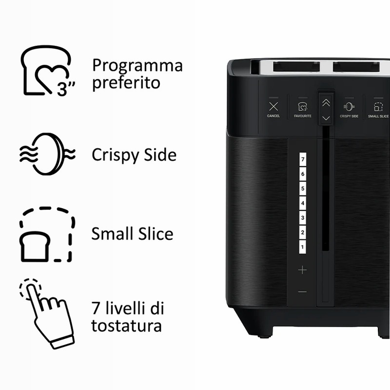 Tostapane I-Master Serie 5 - HTO5A3 Nero