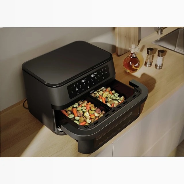 Friggitrice ad aria I-Master Serie 3 Flex Doppio Cassetto Nero