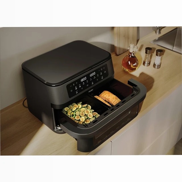 Friggitrice ad aria I-Master Serie 3 Flex Doppio Cassetto Nero