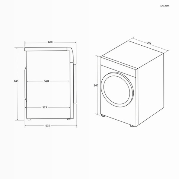 Asciugatrice HD90-A3S979 - Serie I-Pro 9kg B Bianco