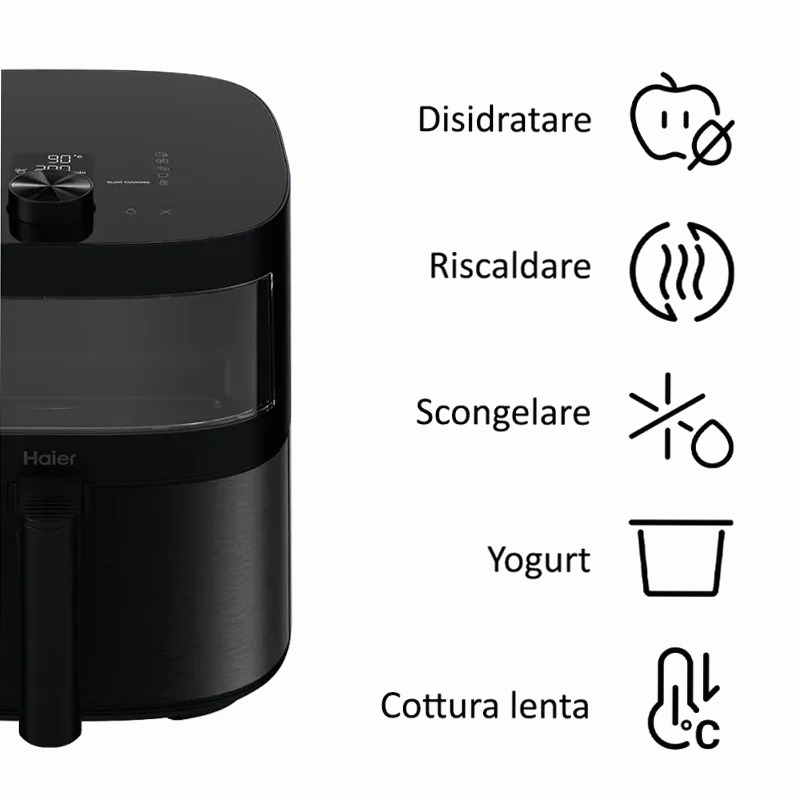Friggitrice ad Aria I-Master Multi Serie 5 Nero