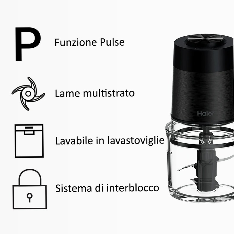 Tritatutto I-Master Serie 5 HCH5B1 Nero