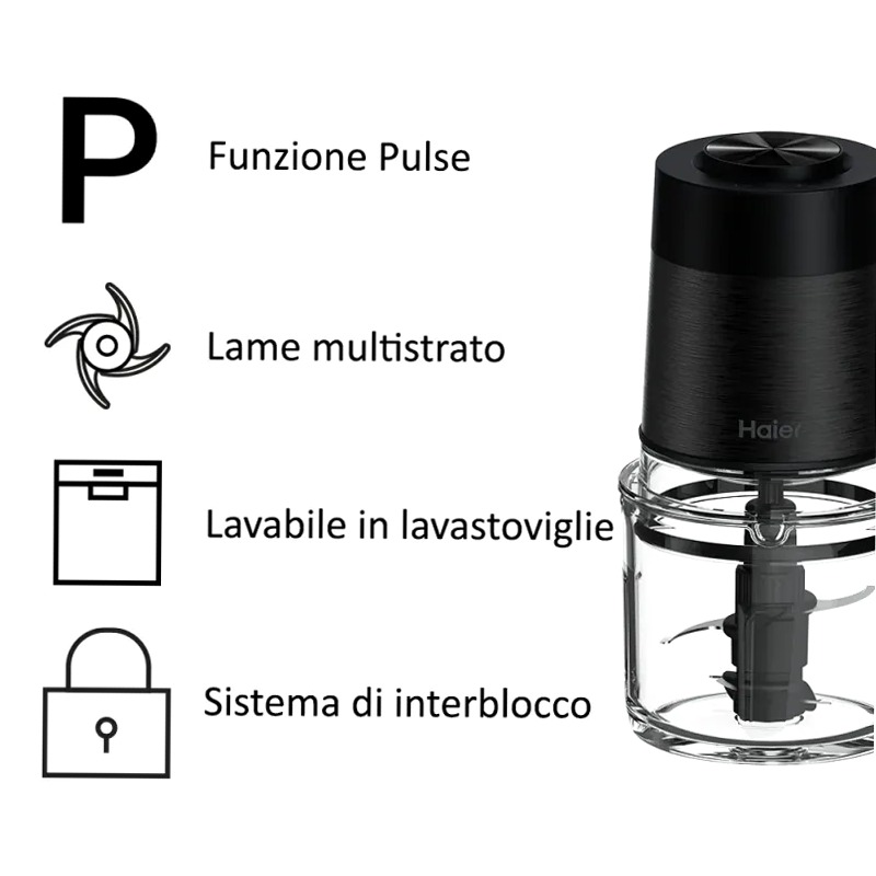 Tritatutto I-Master Serie 5 HCH5B1 Nero